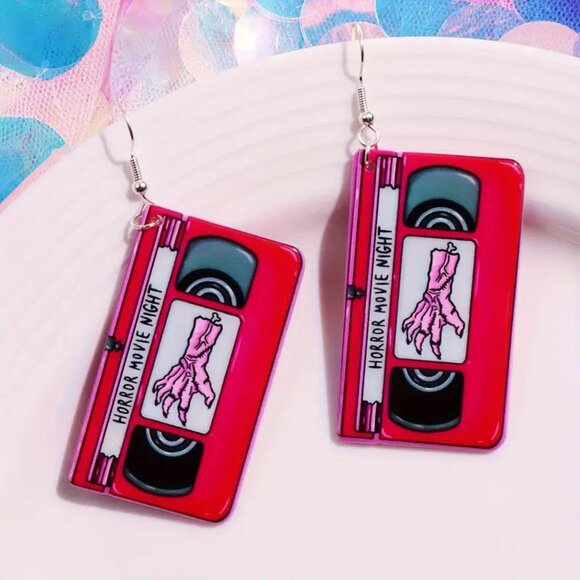 Jewelry - Cassette Radio Dangle Earrings NEW